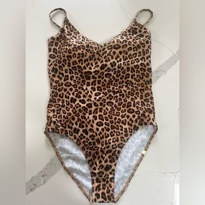 Summersalt Marina One Piece-Size 14 Leopard Print